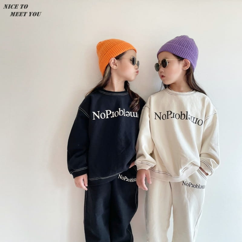 NICE TO MEET YOU - Korean Children Fashion - #Kfashion4kids - Big Stitch Jogger Pants - 2