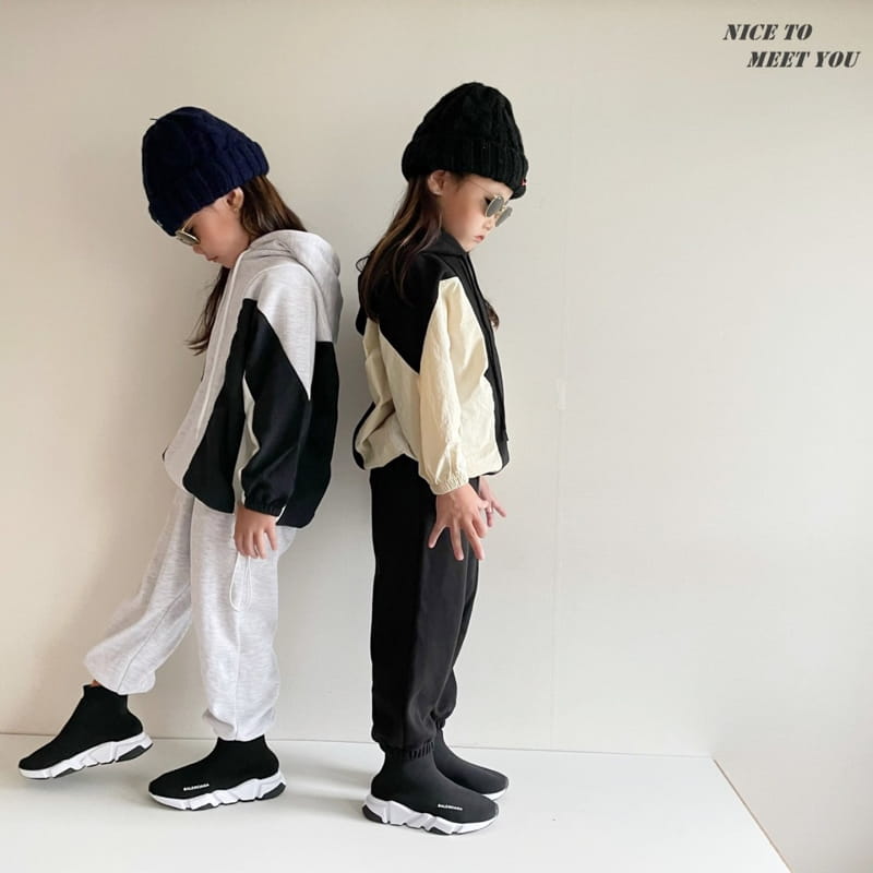 NICE TO MEET YOU - Korean Children Fashion - #Kfashion4kids - Colored Hoody - 11