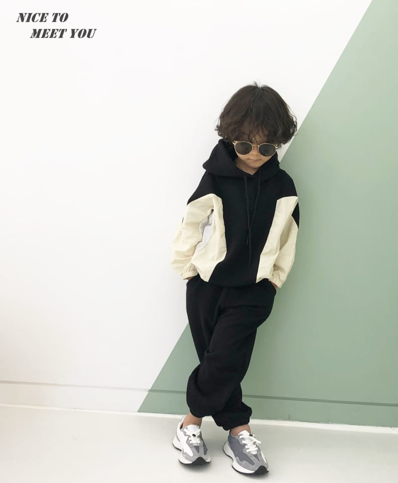 NICE TO MEET YOU - Korean Children Fashion - #Kfashion4kids - Colored Hoody - 6