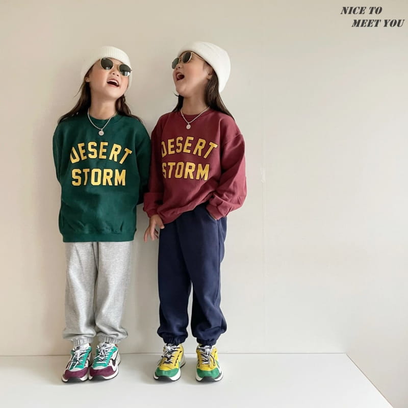 NICE TO MEET YOU - Korean Children Fashion - #Kfashion4kids - Storm Sweatshirt