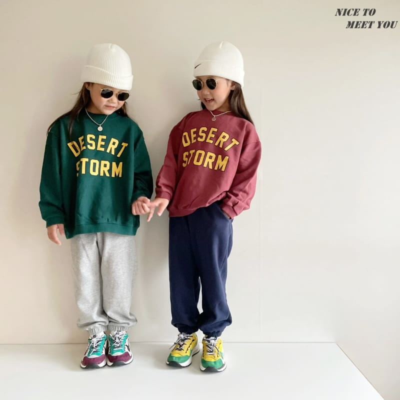 NICE TO MEET YOU - Korean Children Fashion - #Kfashion4kids - Storm Sweatshirt - 10