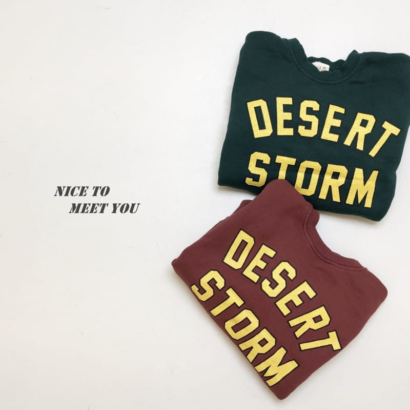 NICE TO MEET YOU - Korean Children Fashion - #Kfashion4kids - Storm Sweatshirt - 12
