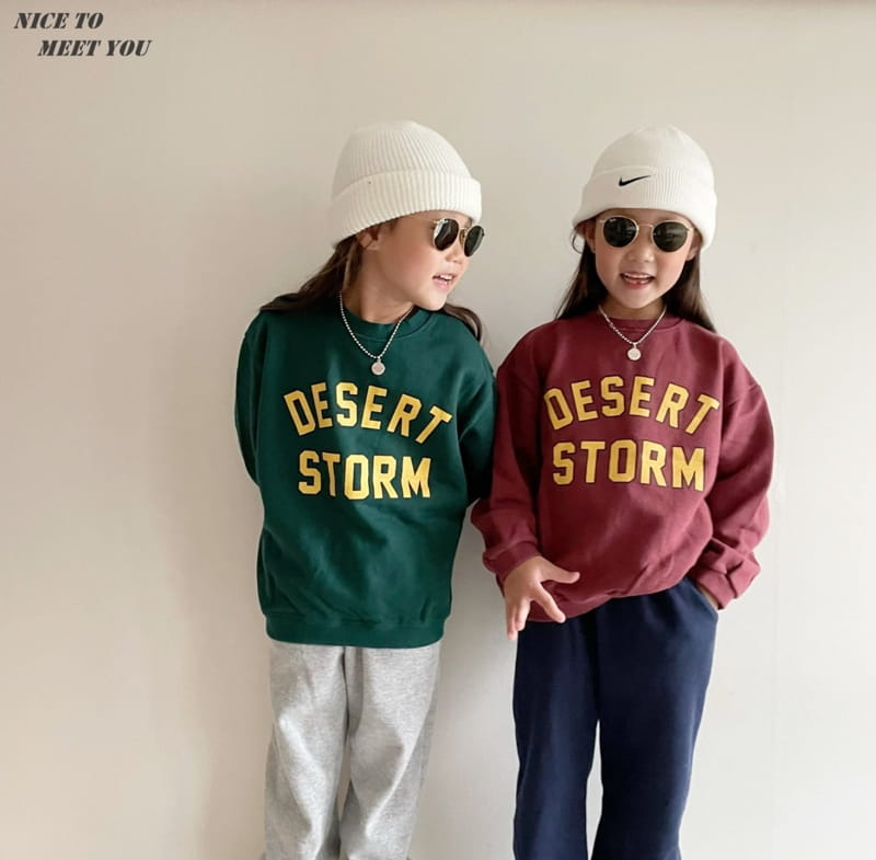 NICE TO MEET YOU - Korean Children Fashion - #Kfashion4kids - Storm Sweatshirt - 2