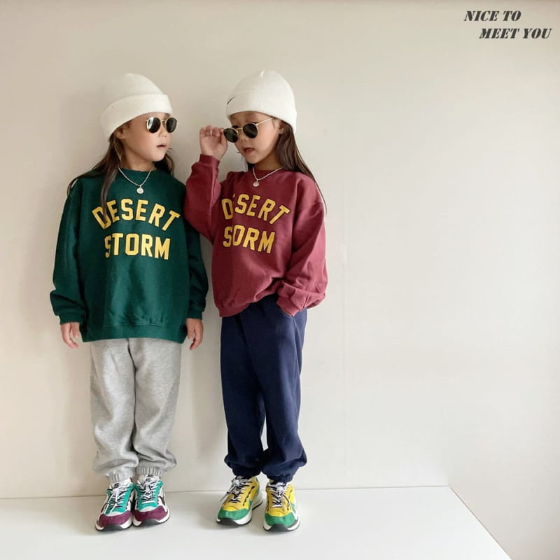 NICE TO MEET YOU - Korean Children Fashion - #Kfashion4kids - Storm Sweatshirt - 3