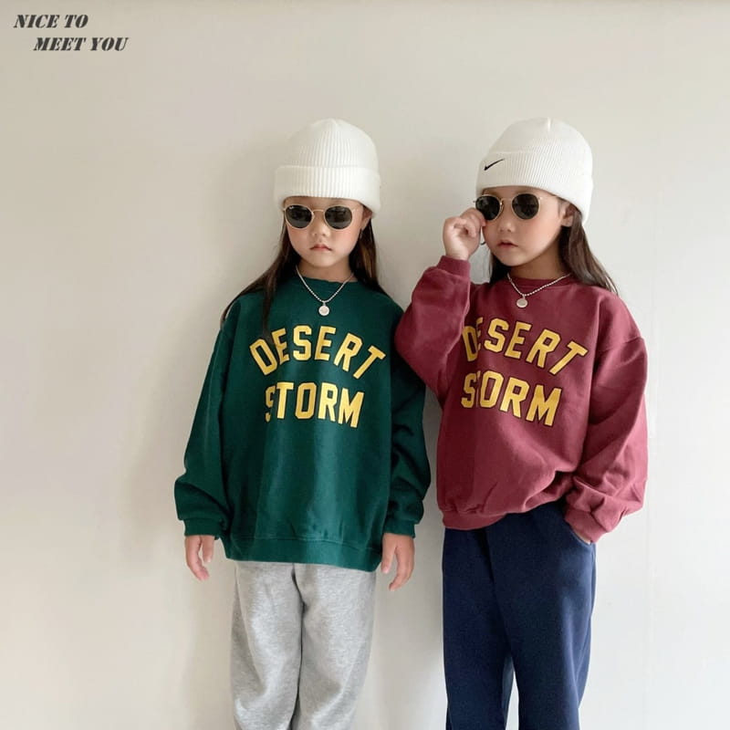 NICE TO MEET YOU - Korean Children Fashion - #Kfashion4kids - Storm Sweatshirt - 4