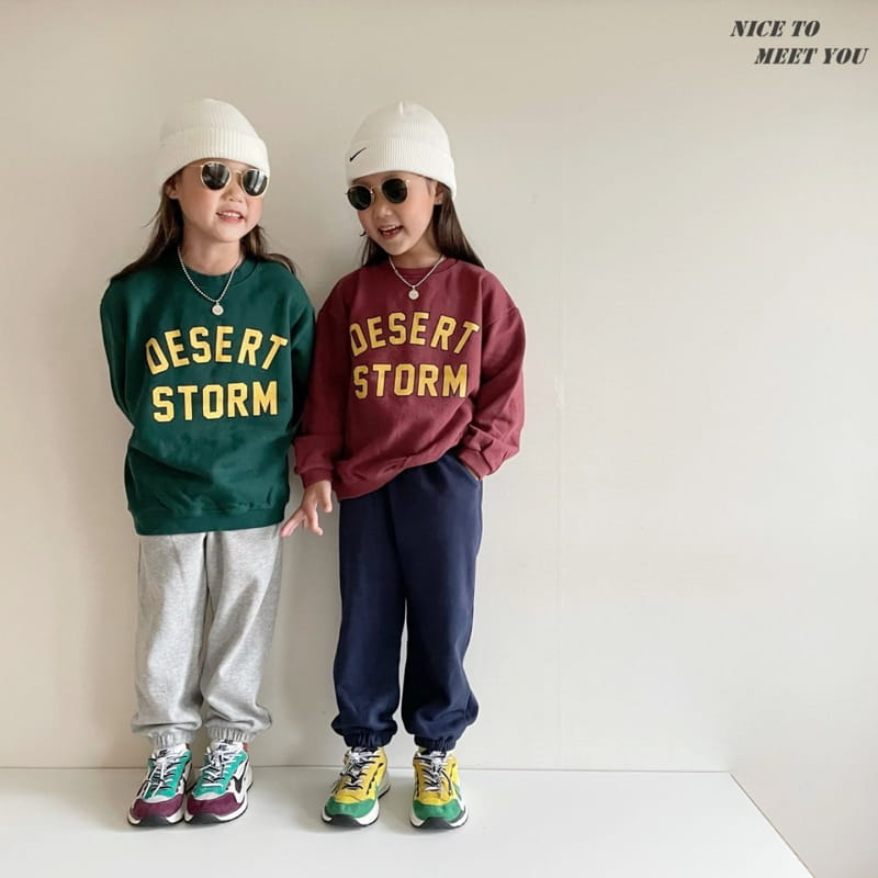 NICE TO MEET YOU - Korean Children Fashion - #Kfashion4kids - Storm Sweatshirt - 7