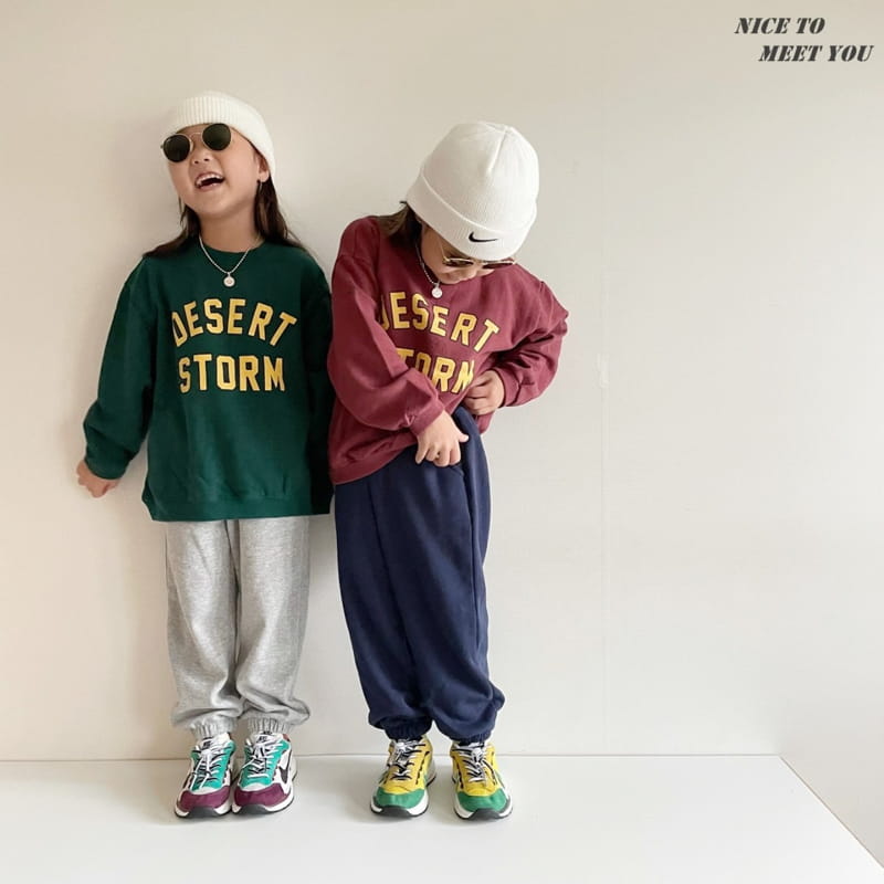 NICE TO MEET YOU - Korean Children Fashion - #Kfashion4kids - Storm Sweatshirt - 9