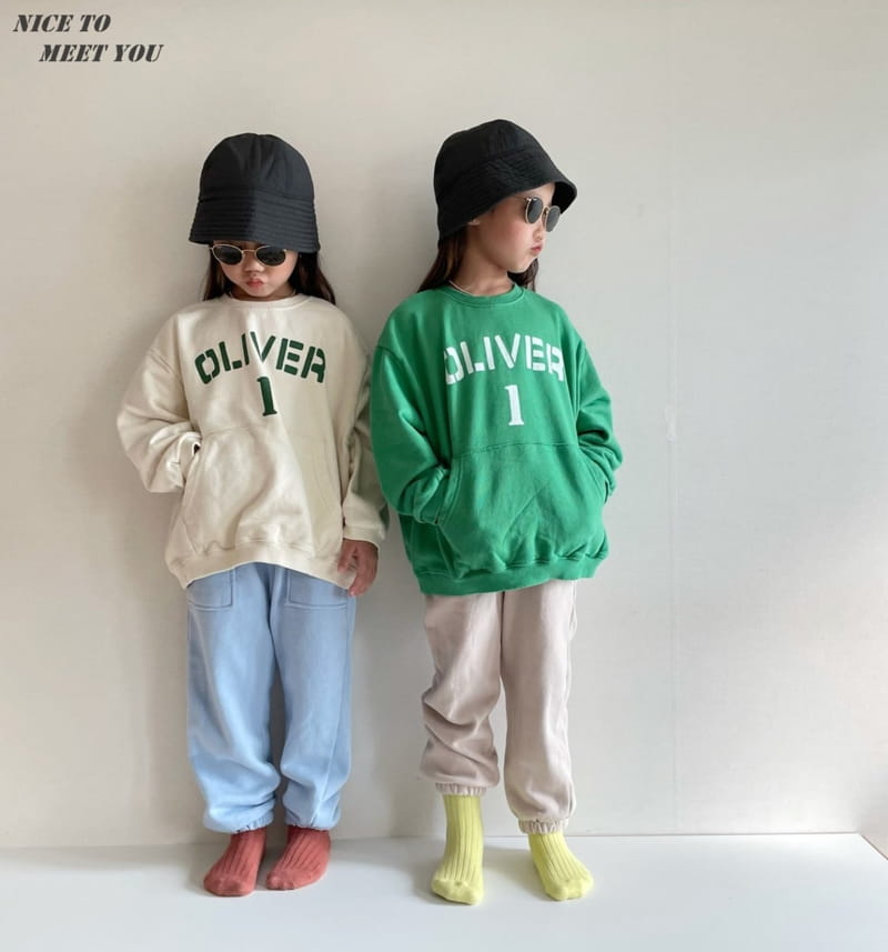 NICE TO MEET YOU - Korean Children Fashion - #Kfashion4kids - Oliver Sweatshirt - 12