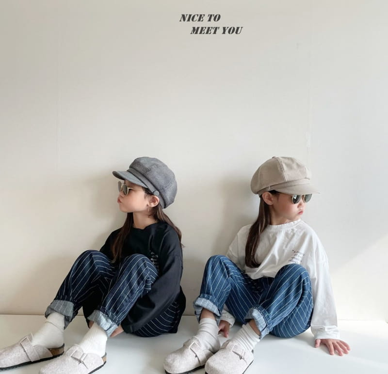 NICE TO MEET YOU - Korean Children Fashion - #Kfashion4kids - Special Denim Pants - 5