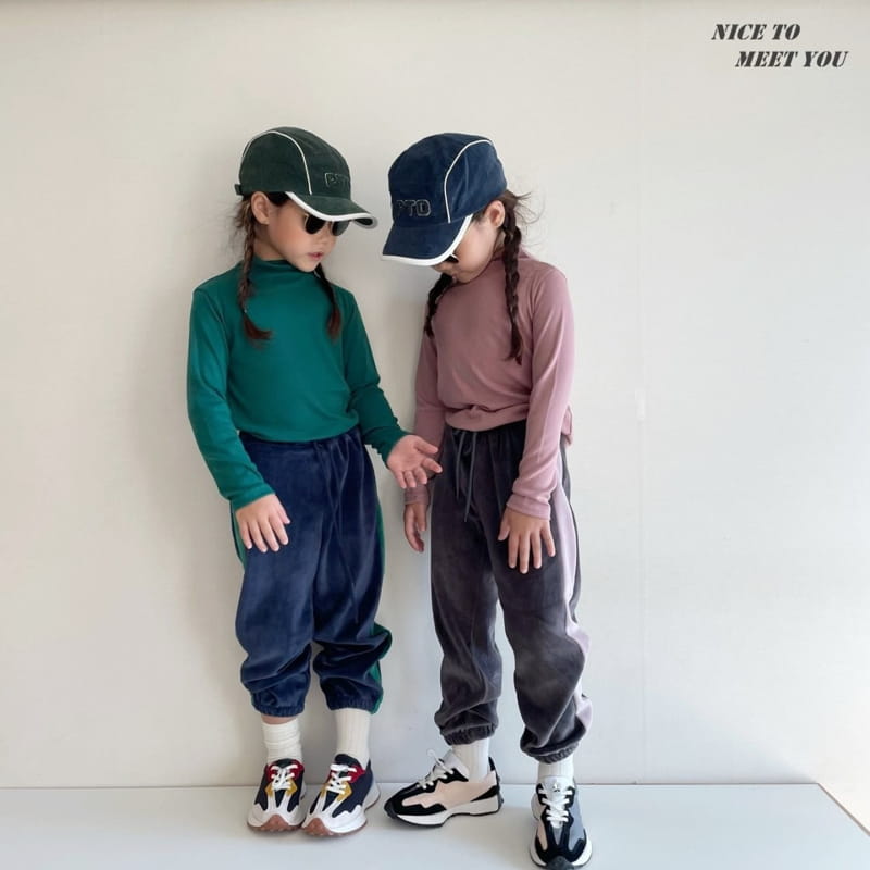 NICE TO MEET YOU - Korean Children Fashion - #Kfashion4kids - Latte Turtleneck Tee - 9