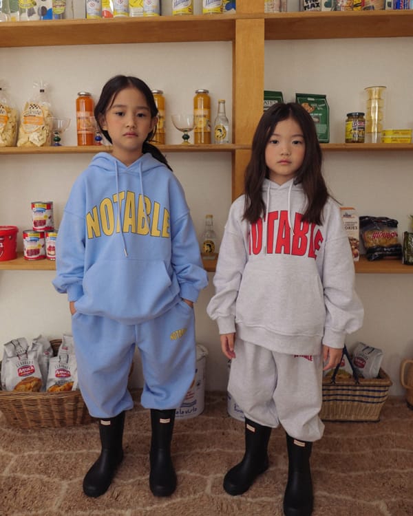 NOTABLE - Korean Children Fashion - #Kfashion4kids - Notable Set-up Tery Jogger Pants - 2