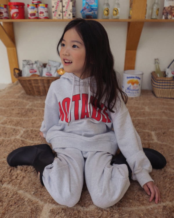 NOTABLE - Korean Children Fashion - #Kfashion4kids - Notable Set-up Tery Jogger Pants - 6