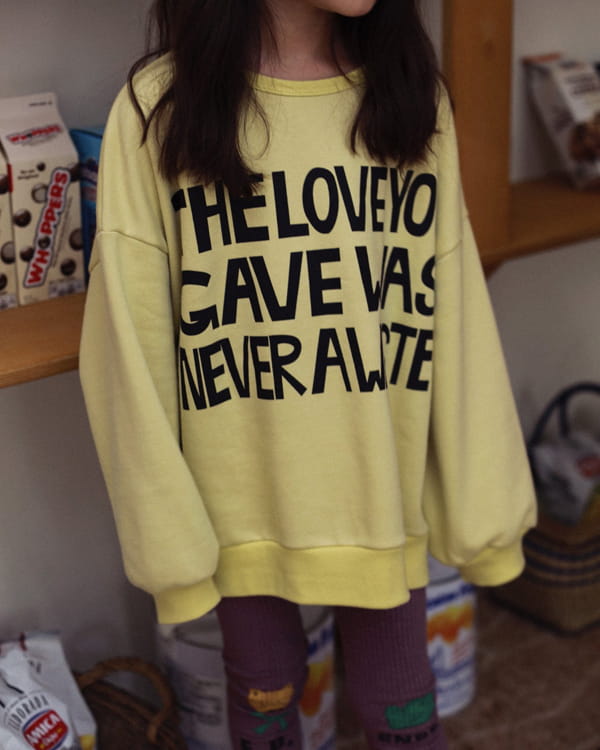 NOTABLE - Korean Children Fashion - #Kfashion4kids - The Love Sweatshirt - 10