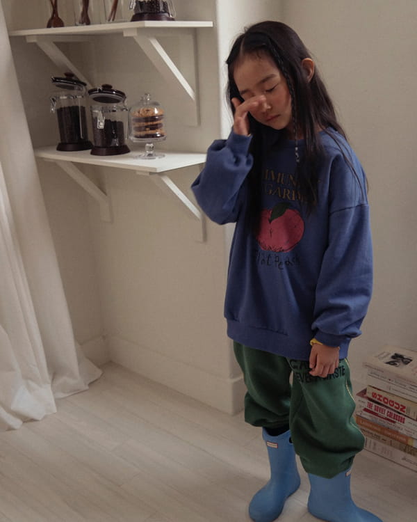 NOTABLE - Korean Children Fashion - #Kfashion4kids - Flat Peach Sweatshirt - 4