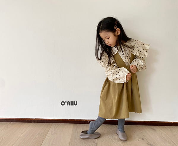 O'AHU - Korean Children Fashion - #Kfashion4kids - Babara Dot Blouse with Mom - 3