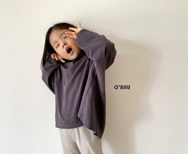 O'AHU - Korean Children Fashion - #Kfashion4kids - Half Moon Loose Sweatshirt with Mom - 11