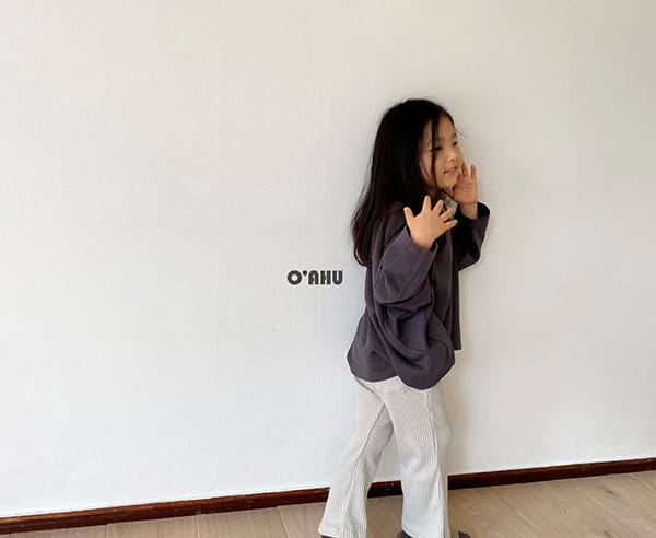 O'AHU - Korean Children Fashion - #Kfashion4kids - Half Moon Loose Sweatshirt with Mom - 12