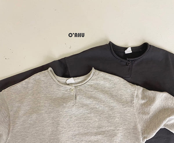 O'AHU - Korean Children Fashion - #Kfashion4kids - Half Moon Loose Sweatshirt with Mom - 2