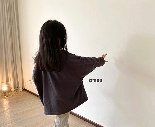 O'AHU - Korean Children Fashion - #Kfashion4kids - Half Moon Loose Sweatshirt with Mom - 3