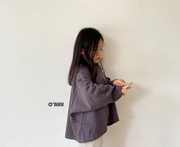 O'AHU - Korean Children Fashion - #Kfashion4kids - Half Moon Loose Sweatshirt with Mom - 4