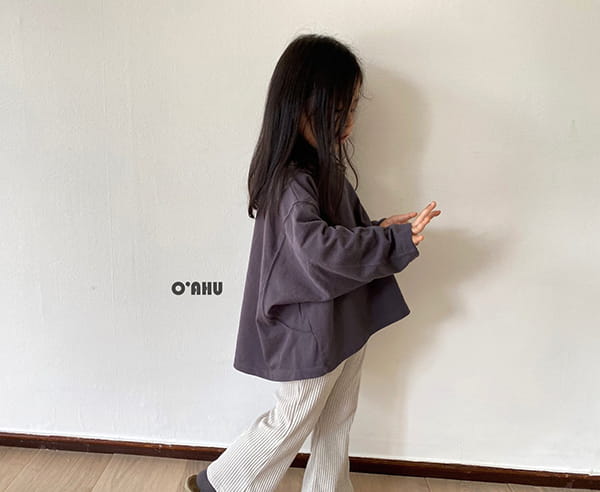 O'AHU - Korean Children Fashion - #Kfashion4kids - Half Moon Loose Sweatshirt with Mom - 6