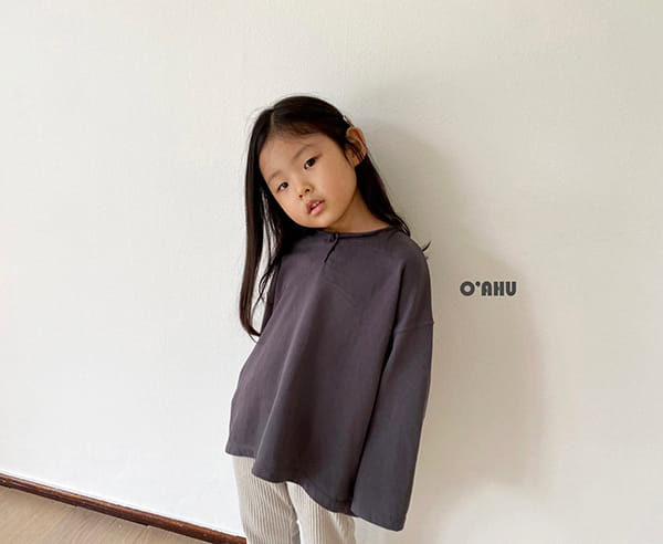 O'AHU - Korean Children Fashion - #Kfashion4kids - Half Moon Loose Sweatshirt with Mom - 8