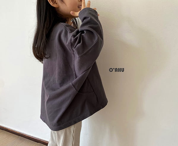 O'AHU - Korean Children Fashion - #Kfashion4kids - Half Moon Loose Sweatshirt with Mom - 9