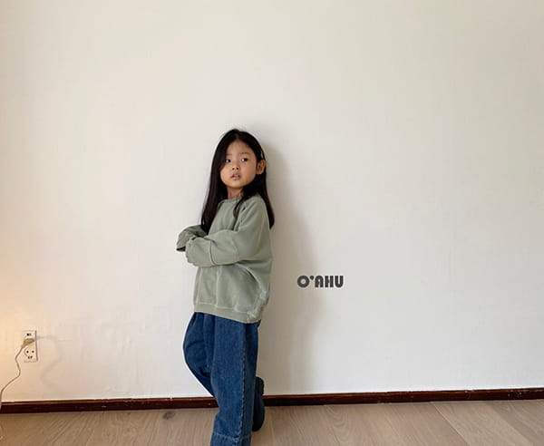 O'AHU - Korean Children Fashion - #Kfashion4kids - Square Pigment Dying Sweatshirt - 12