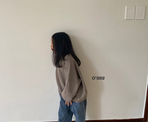 O'AHU - Korean Children Fashion - #Kfashion4kids - Square Pigment Dying Sweatshirt - 5