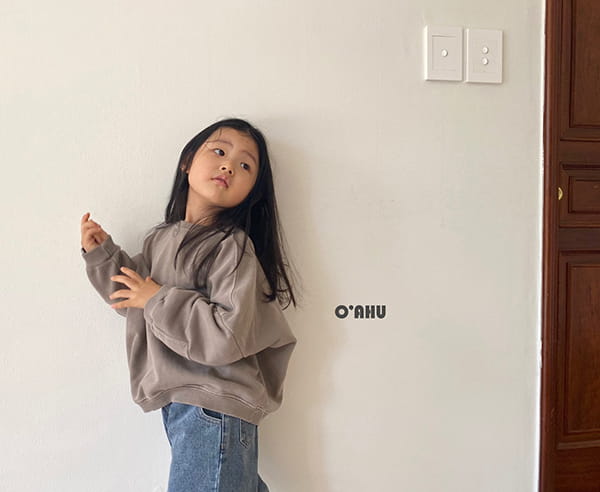 O'AHU - Korean Children Fashion - #Kfashion4kids - Square Pigment Dying Sweatshirt - 7