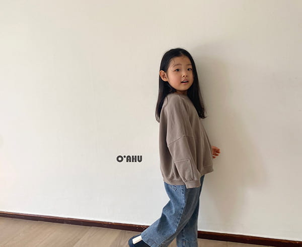 O'AHU - Korean Children Fashion - #Kfashion4kids - Square Pigment Dying Sweatshirt - 8