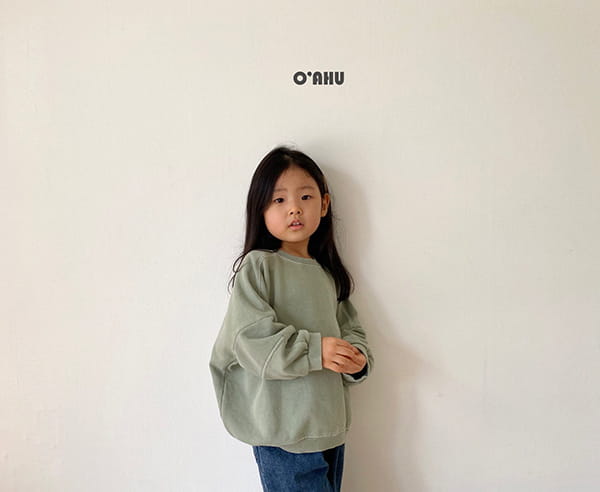 O'AHU - Korean Children Fashion - #Kfashion4kids - Square Pigment Dying Sweatshirt - 9