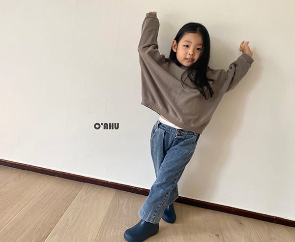 O'AHU - Korean Children Fashion - #Kfashion4kids - Salt Wide Denim Pants
