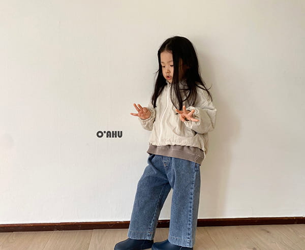 O'AHU - Korean Children Fashion - #Kfashion4kids - Salt Wide Denim Pants - 10