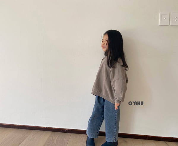 O'AHU - Korean Children Fashion - #Kfashion4kids - Salt Wide Denim Pants - 6