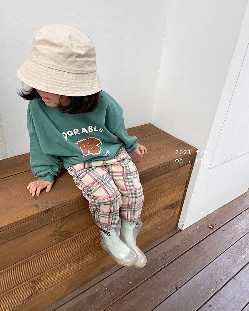 OH KID - Korean Children Fashion - #Kfashion4kids - Multi Check Pants - 3