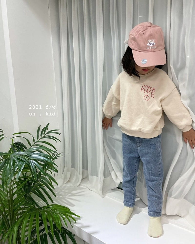 OH KID - Korean Children Fashion - #Kfashion4kids - Face Sweatshirt - 3