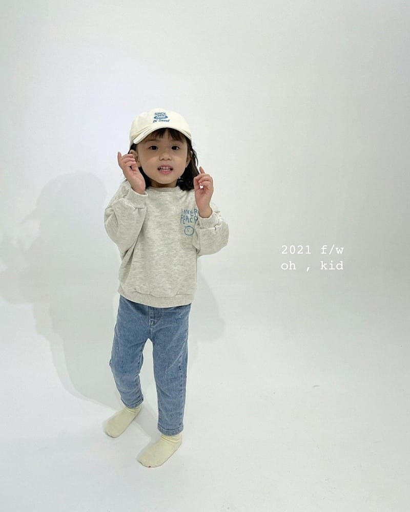 OH KID - Korean Children Fashion - #Kfashion4kids - Face Sweatshirt - 4