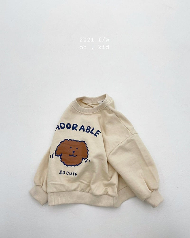 OH KID - Korean Children Fashion - #Kfashion4kids - Puppy Sweatshirt - 7