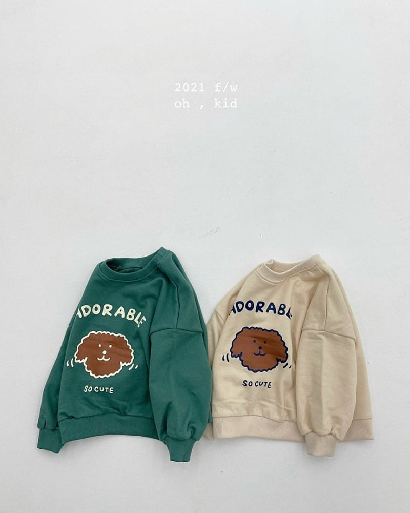 OH KID - Korean Children Fashion - #Kfashion4kids - Puppy Sweatshirt - 9