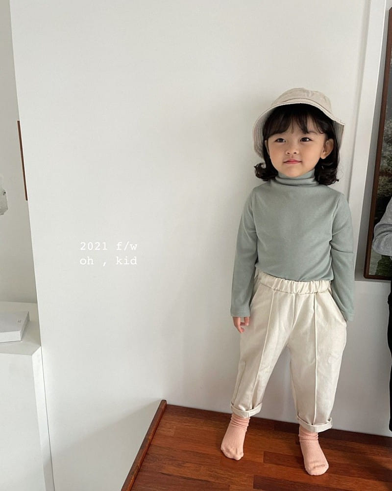 OH KID - Korean Children Fashion - #Kfashion4kids - All Day Turtleneck Tee - 3
