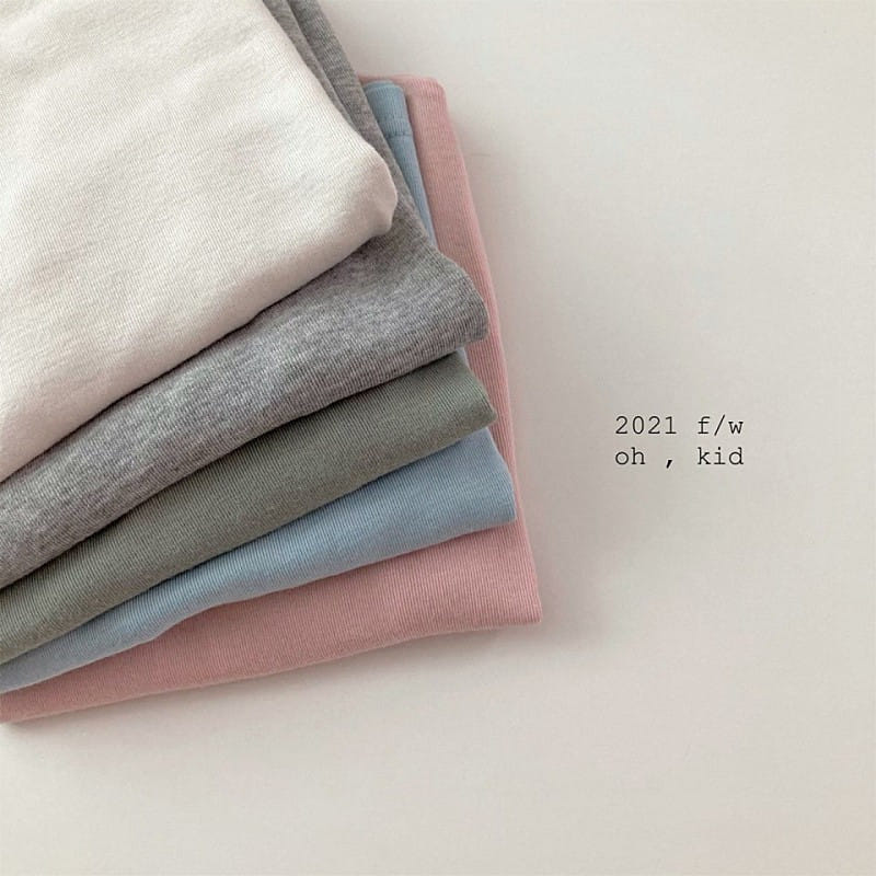 OH KID - Korean Children Fashion - #Kfashion4kids - All Day Turtleneck Tee - 6
