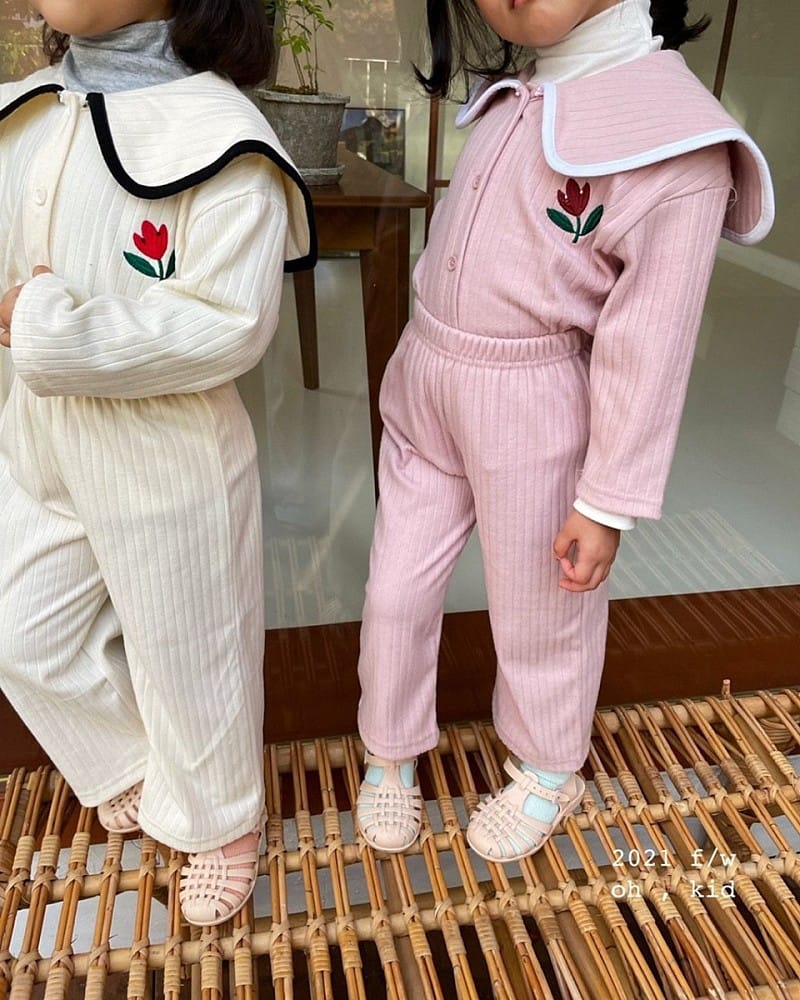 OH KID - Korean Children Fashion - #Kfashion4kids - Sailor Embroidery Cardigan - 8