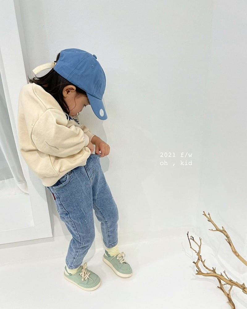 OH KID - Korean Children Fashion - #Kfashion4kids - Simple Jeans - 2