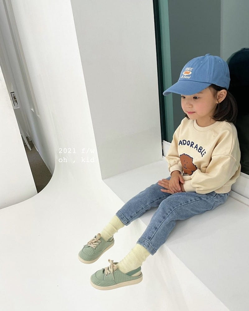 OH KID - Korean Children Fashion - #Kfashion4kids - Simple Jeans - 5