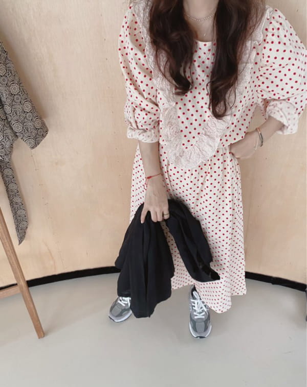 OJODEPAPA - Korean Children Fashion - #Kfashion4kids - Mom Polca One-piece - 4