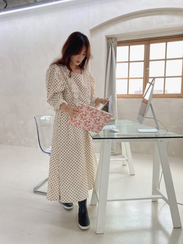 OJODEPAPA - Korean Children Fashion - #Kfashion4kids - Mom Polca One-piece - 8