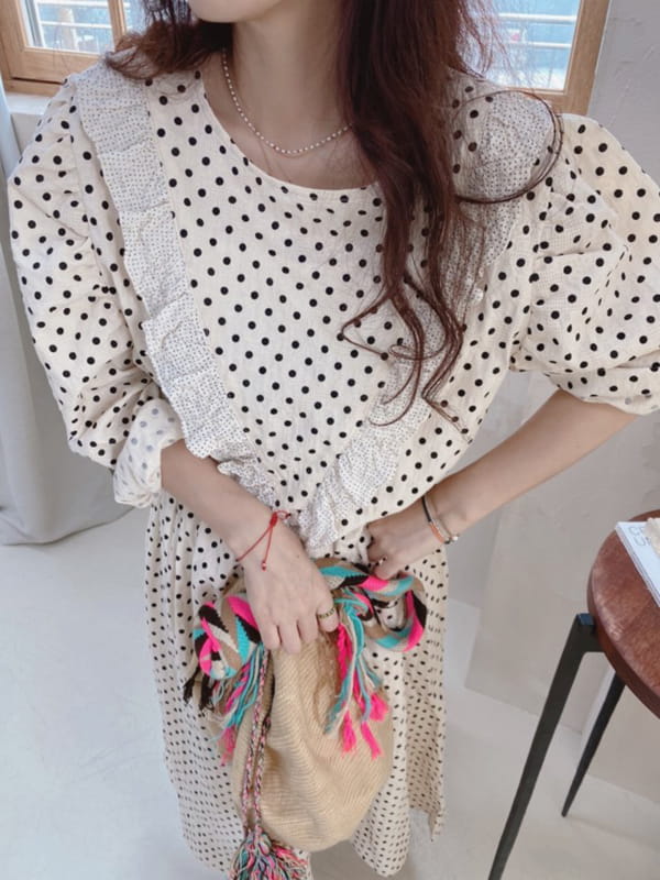 OJODEPAPA - Korean Children Fashion - #Kfashion4kids - Mom Polca One-piece - 9