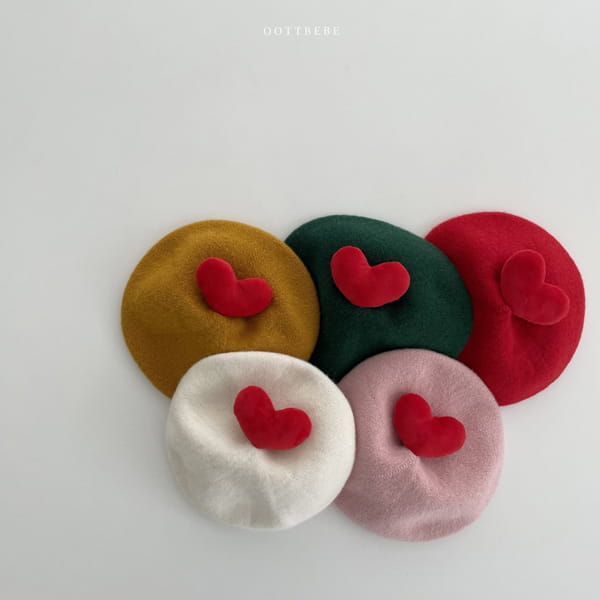 OOTT BEBE - Korean Children Fashion - #Kfashion4kids - Heart Beret - 12