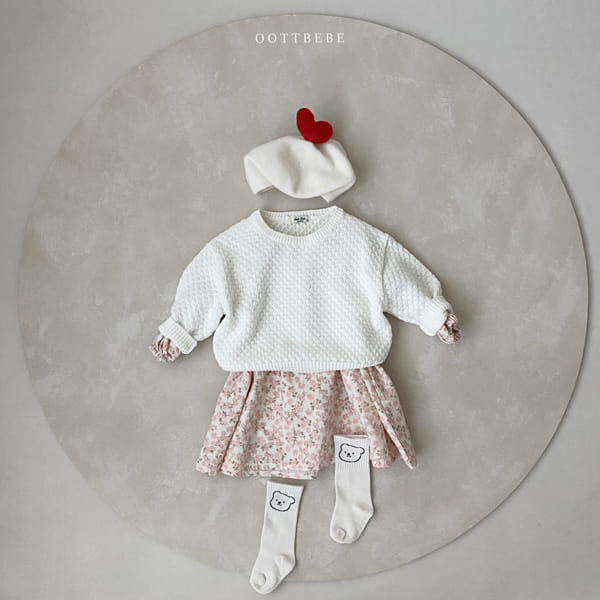 OOTT BEBE - Korean Children Fashion - #Kfashion4kids - Popcorn Shirring One-piece - 6